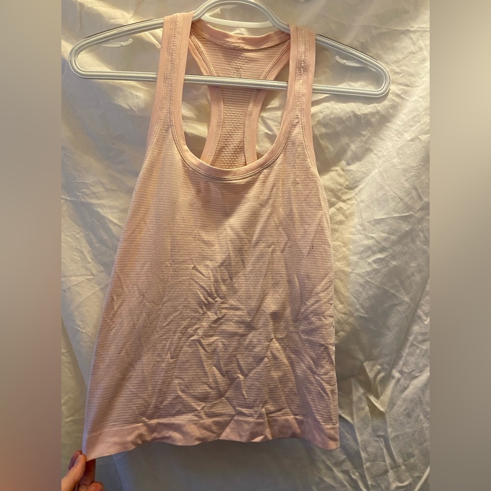 pink lululemon align tank